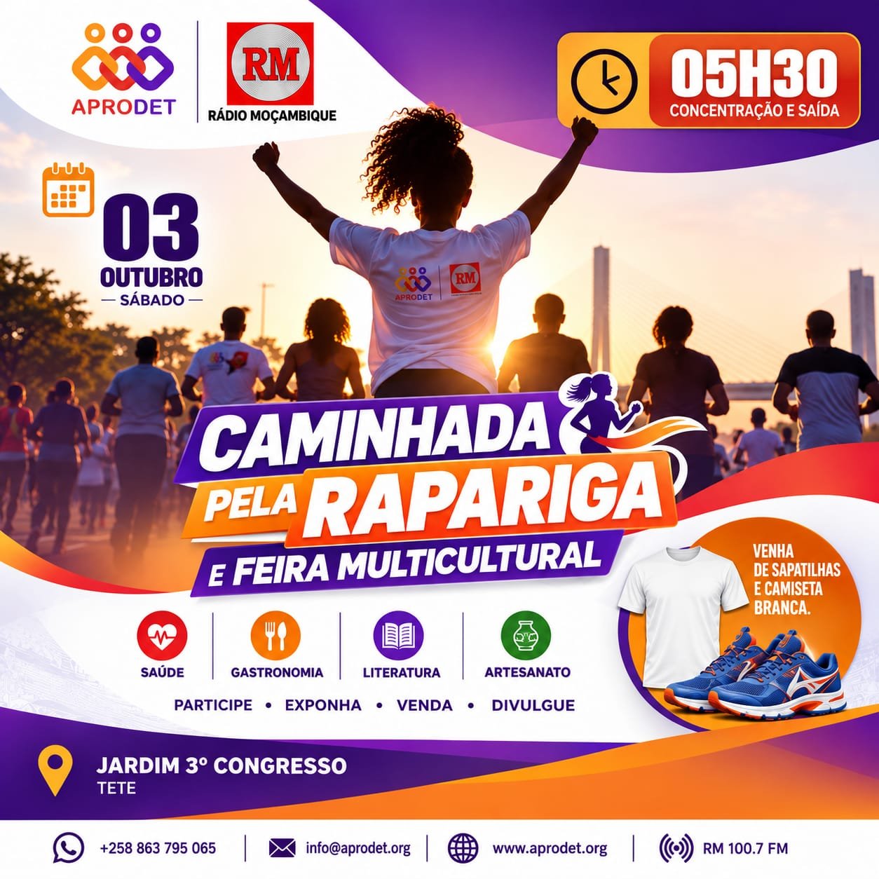 Caminhada pela Rapariga e Feira Multicultural